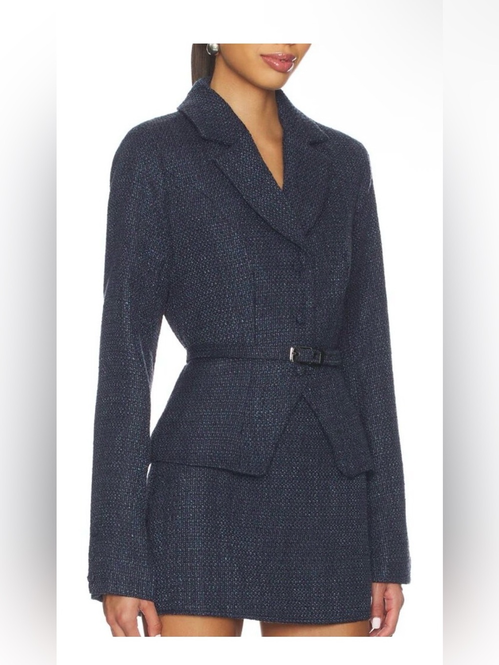 REVOLVE NEW NAVY FAWM BLAZER XS $84msrp